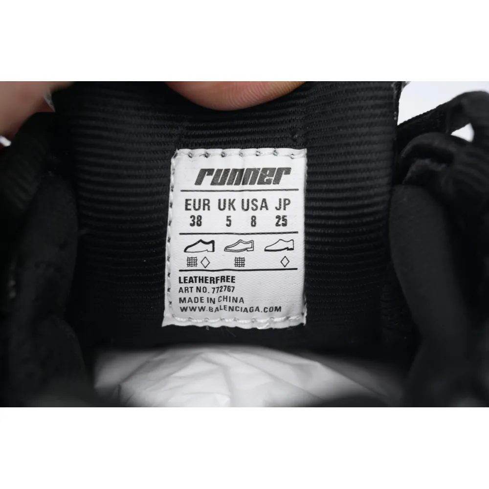 Balenciaga Runner Sneaker Dark Gray 772767 W3RNY 0322