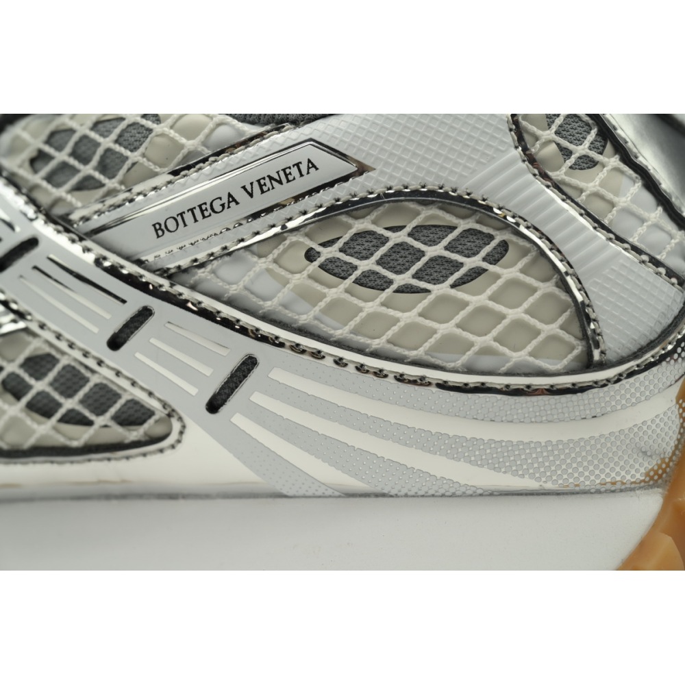 Bottega Veneta Orbit Silver White