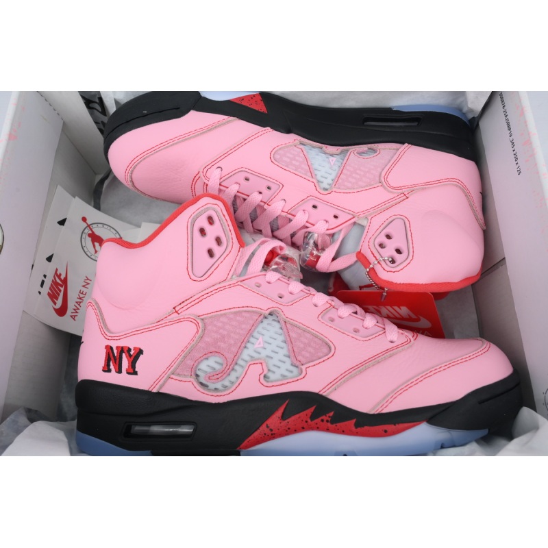 PK God Batch Air Jordan 5 Retro x Awake NY 'Arctic Pink' DV4982-600