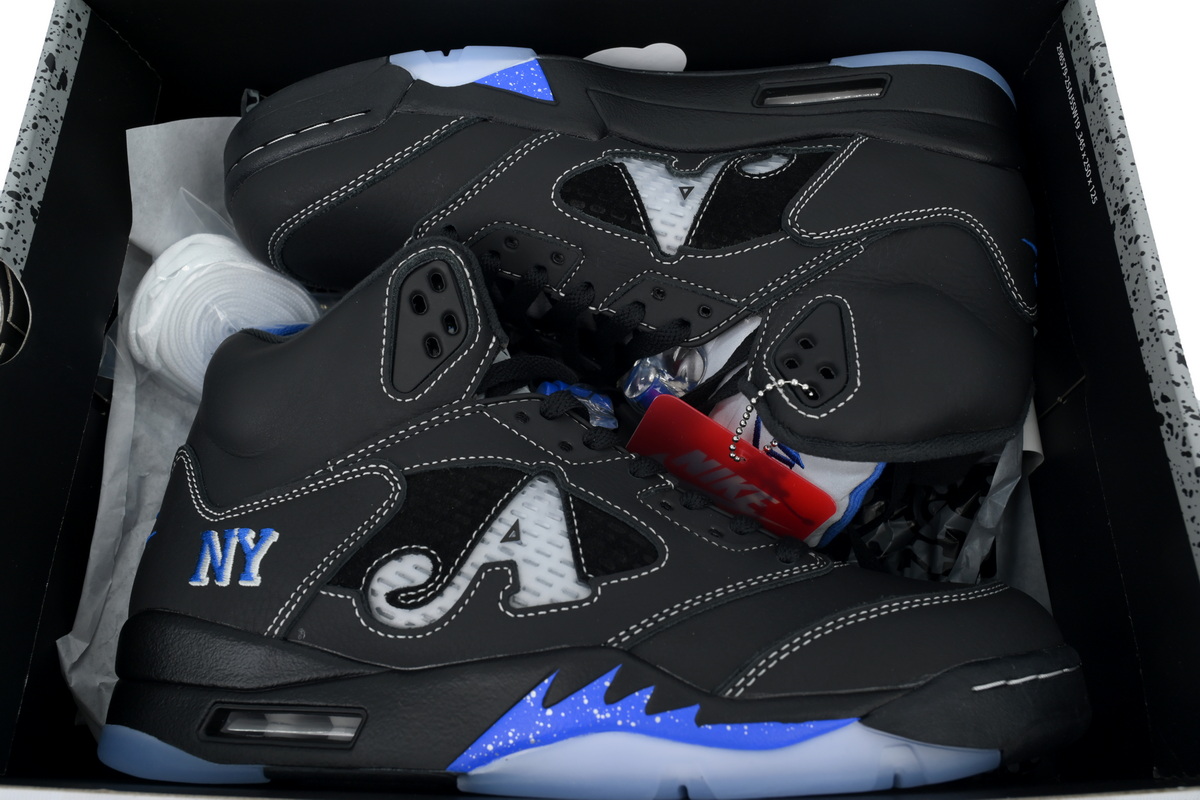 PK God Batch Air Jordan 5 Retro x Awake NY 'Black Racer Blue' DV4982-004