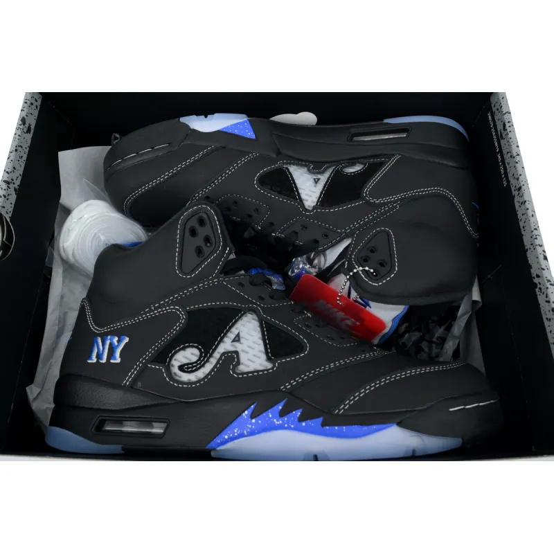 PK God Batch Air Jordan 5 Retro x Awake NY 'Black Racer Blue' DV4982-004