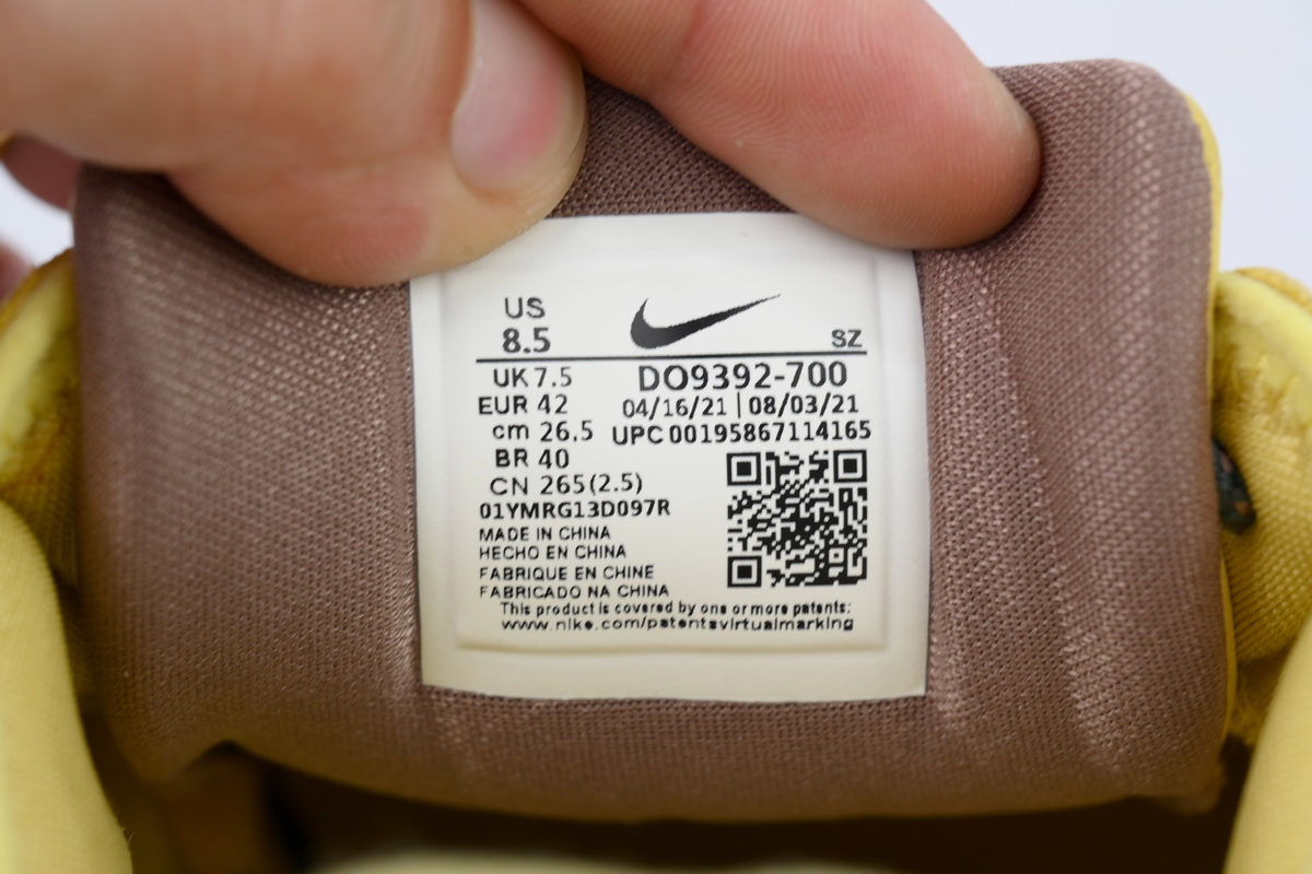 PK God Batch Nike Air Max 1 Travis Scott Cactus Jack Saturn Gold DO9392-700