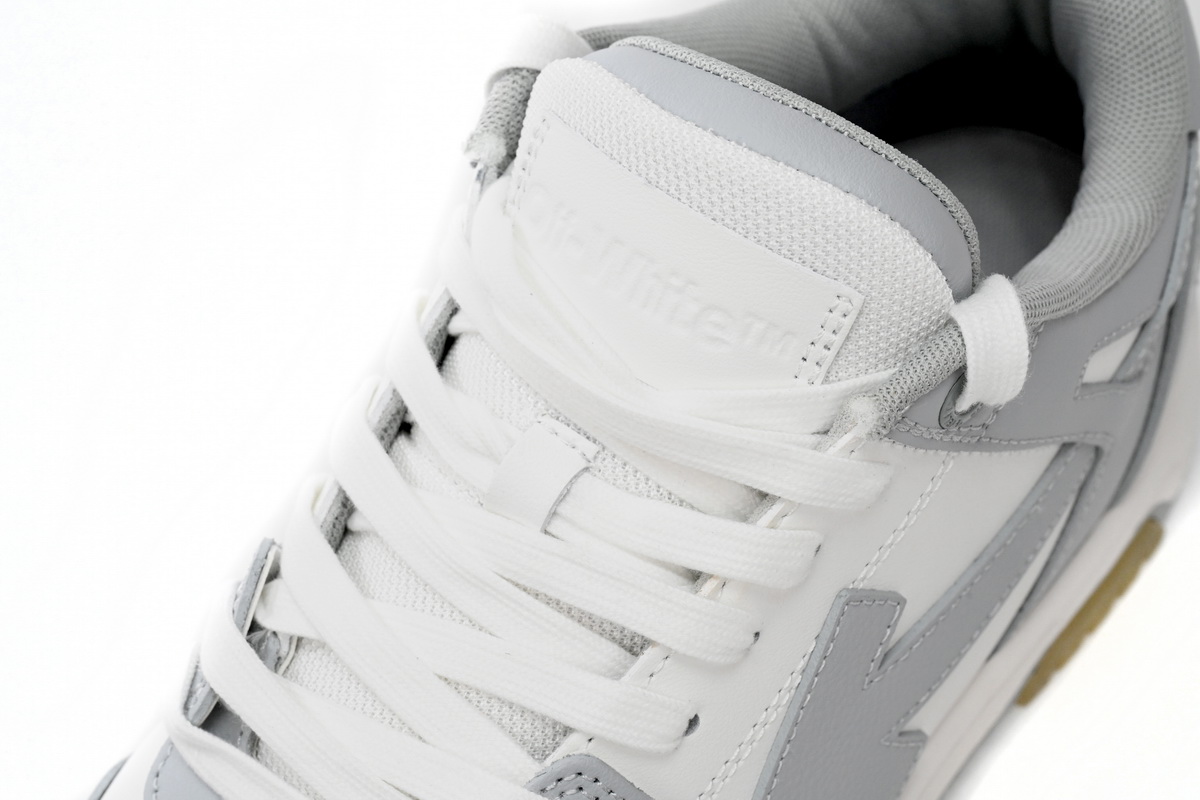 PK God Batch OFF-WHITE Out Of Office "OOO" Low Tops White Grey 2021 OMIA189 C99LEA00 40901