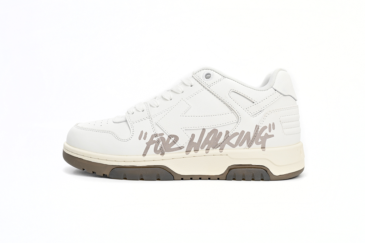 PK God Batch OFF-WHITE Out Of Office OOO Low Beige Gray OMIA189 C99LEA00 30117