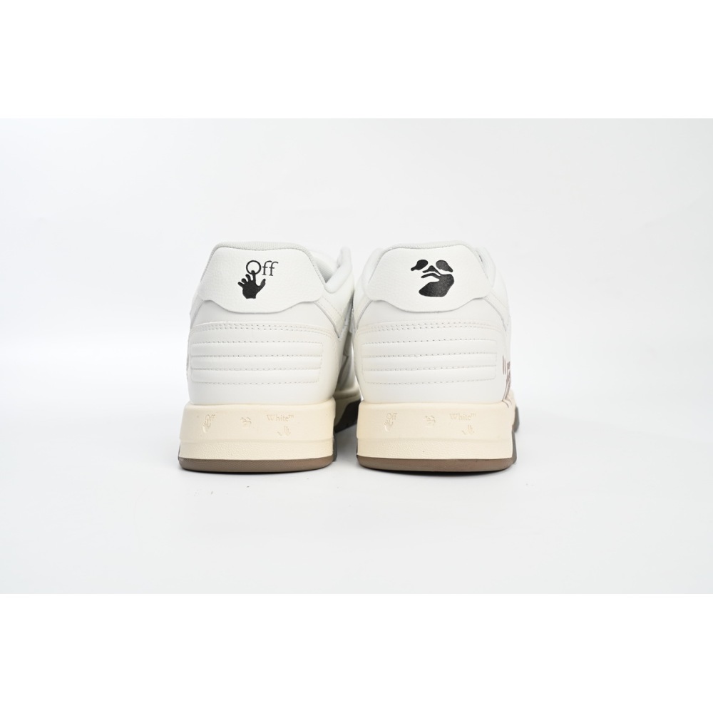 PK God Batch OFF-WHITE Out Of Office OOO Low Beige Gray OMIA189 C99LEA00 30117