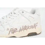 PK God Batch OFF-WHITE Out Of Office OOO Low Beige Gray OMIA189 C99LEA00 30117