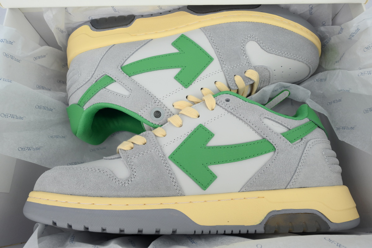 PK God Batch OFF-WHITE Out Of Office OOO Low Light Grayish Green OMIA189S 24LEA011 0555