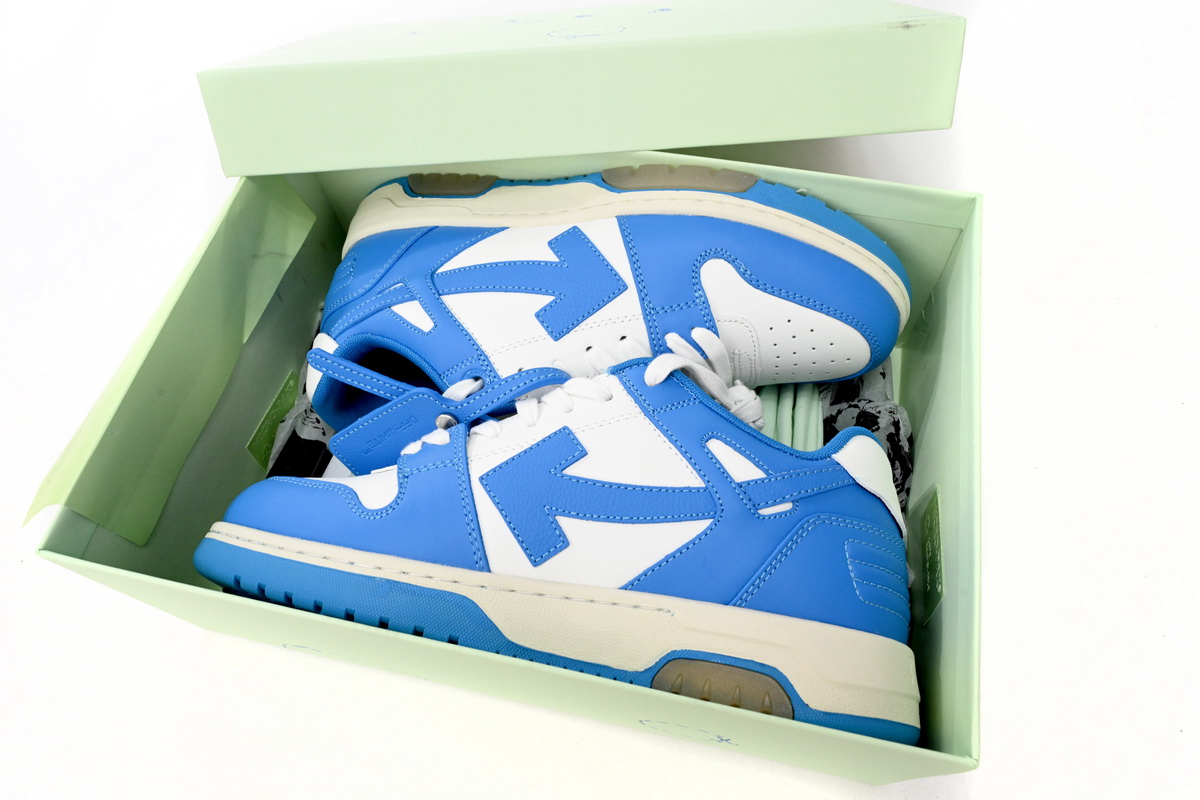 PK God Batch OFF-WHITE Out Of Office OOO Low North Carolina Blue OMIA189 C99LEA00 20145