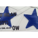 PK God Batch OFF-WHITE Out Of Office OOO Low White and Blue Five Stars OMIA189S 25LEA00D 0145