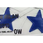 PK God Batch OFF-WHITE Out Of Office OOO Low White and Blue Five Stars OMIA189S 25LEA00D 0145