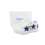 PK God Batch OFF-WHITE Out Of Office OOO Low White and Blue Five Stars OMIA189S 25LEA00D 0145