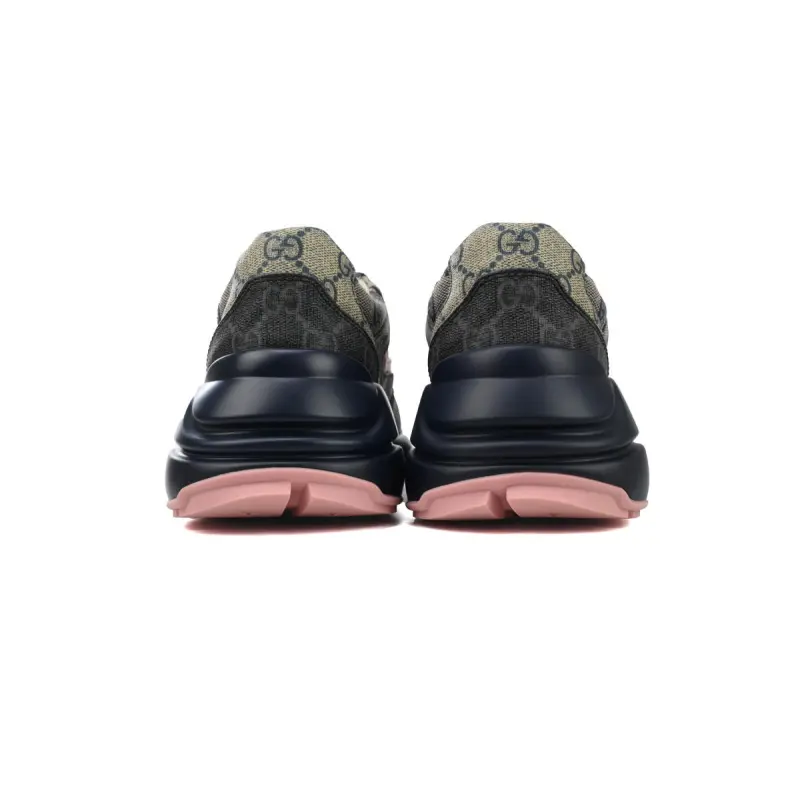 Gucci Rhyton Sneaker Beige Blue Monogram 692902 UIQ30 1061