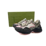 Gucci Rhyton Sneaker Beige Blue Monogram 692902 UIQ30 1061
