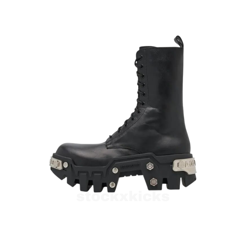 Balenciaga Bulldozer Platform Boots Black 1081