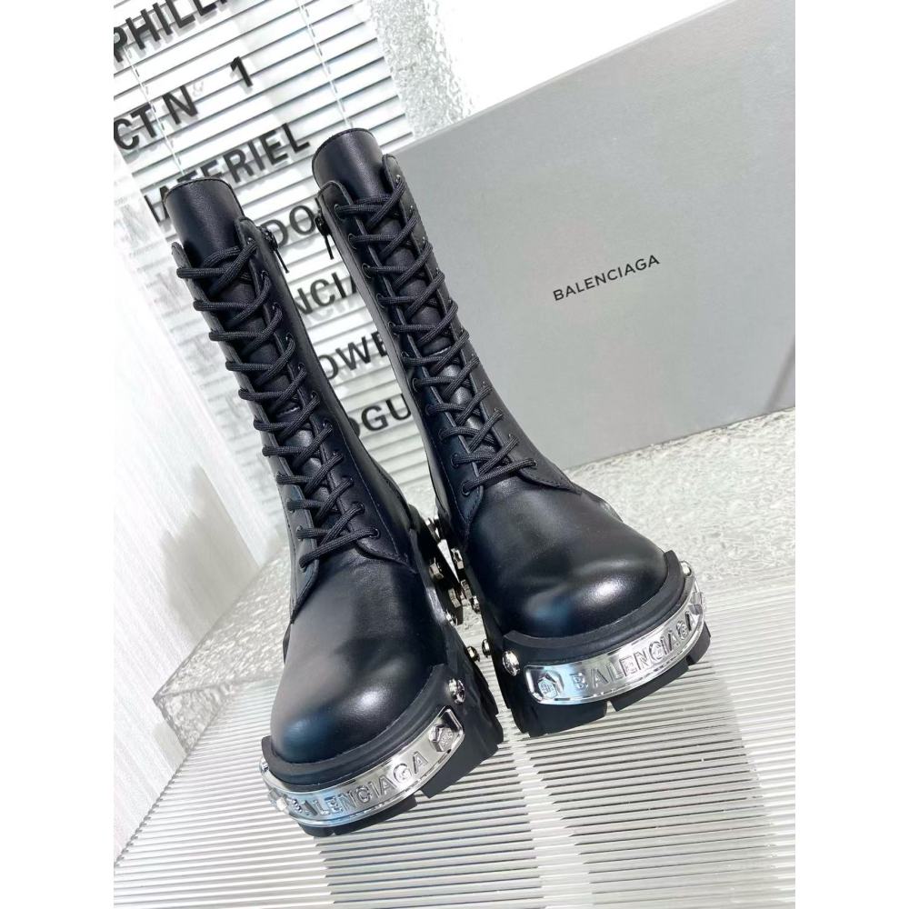 Balenciaga Bulldozer Platform Boots Black 1081