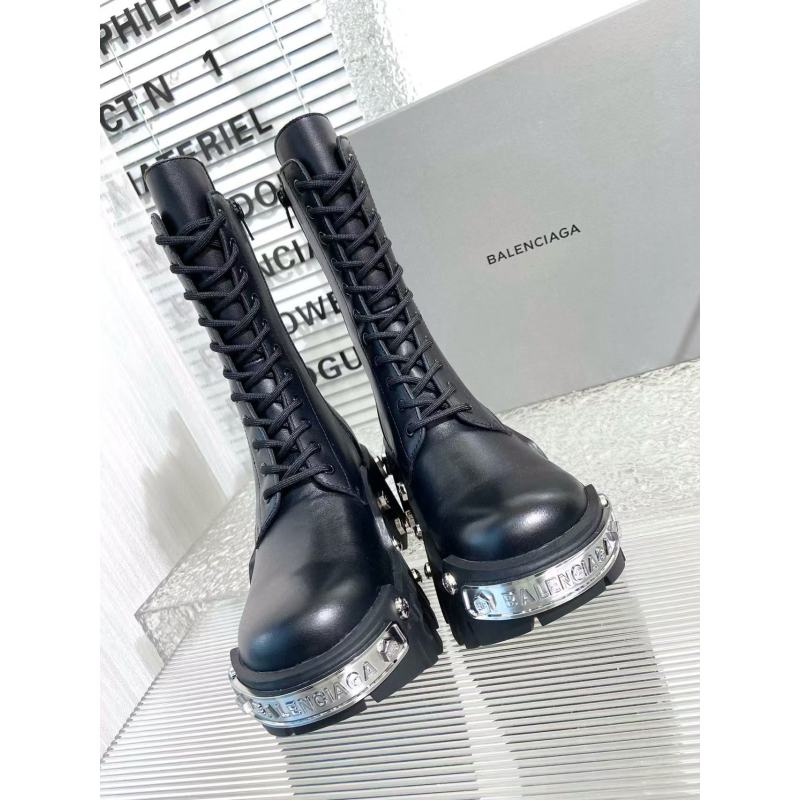 Balenciaga Bulldozer Platform Boots Black 1081