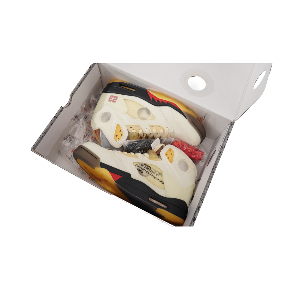 PK God Batch Air Jordan 5 Retro OFF-WHITE Sail DH8565-100 