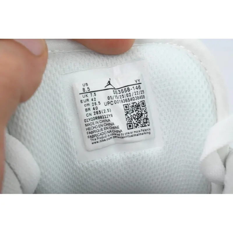 LJR Batch Air Jordan 1 Low 'Georgetown' 553558-146