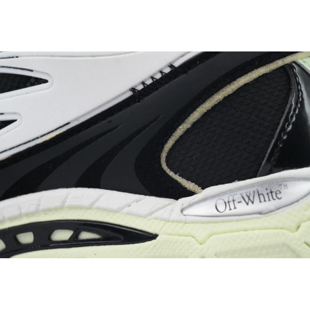 Off White Be Right Back Sneakers Grass Green Black OMIA295C99 FAB002 1014