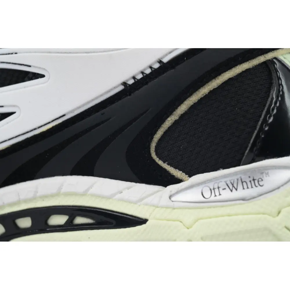 Off White Be Right Back Sneakers Grass Green Black OMIA295C99 FAB002 1014