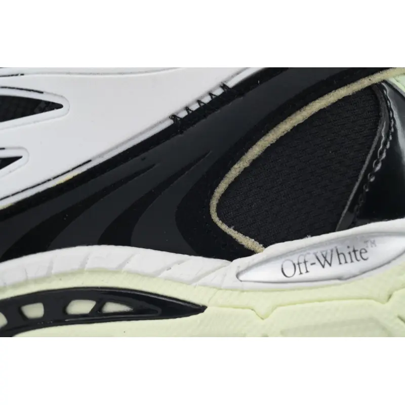 Off White Be Right Back Sneakers Grass Green Black OMIA295C99 FAB002 1014