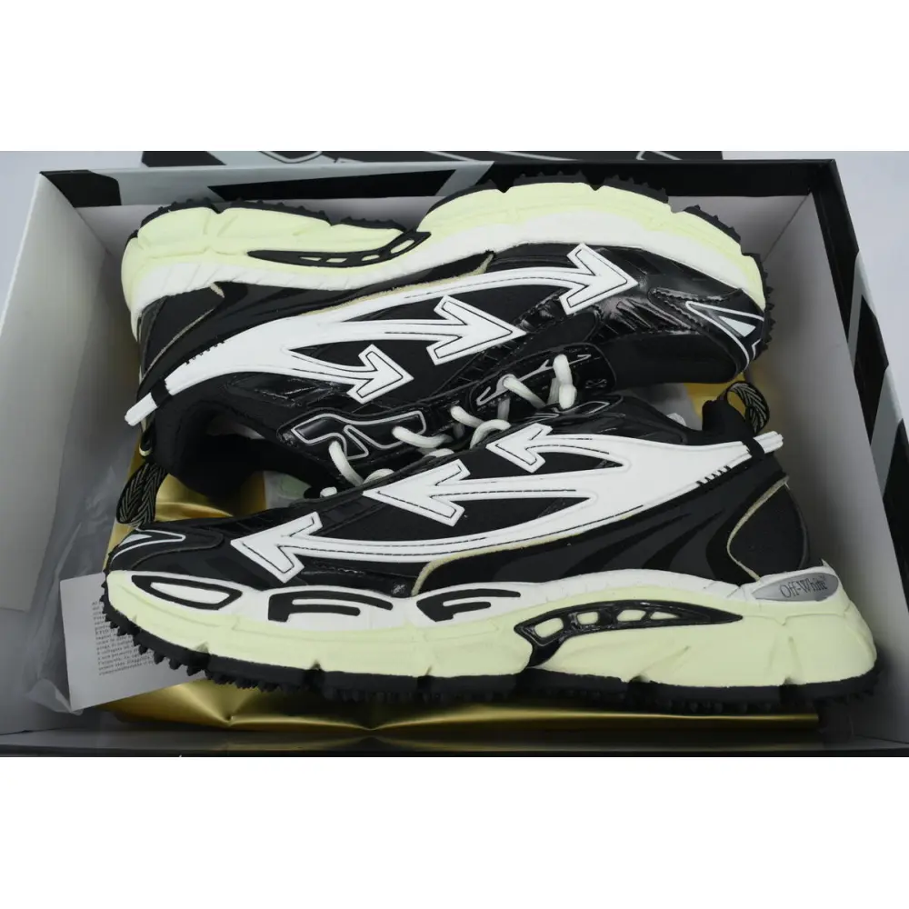 Off White Be Right Back Sneakers Grass Green Black OMIA295C99 FAB002 1014