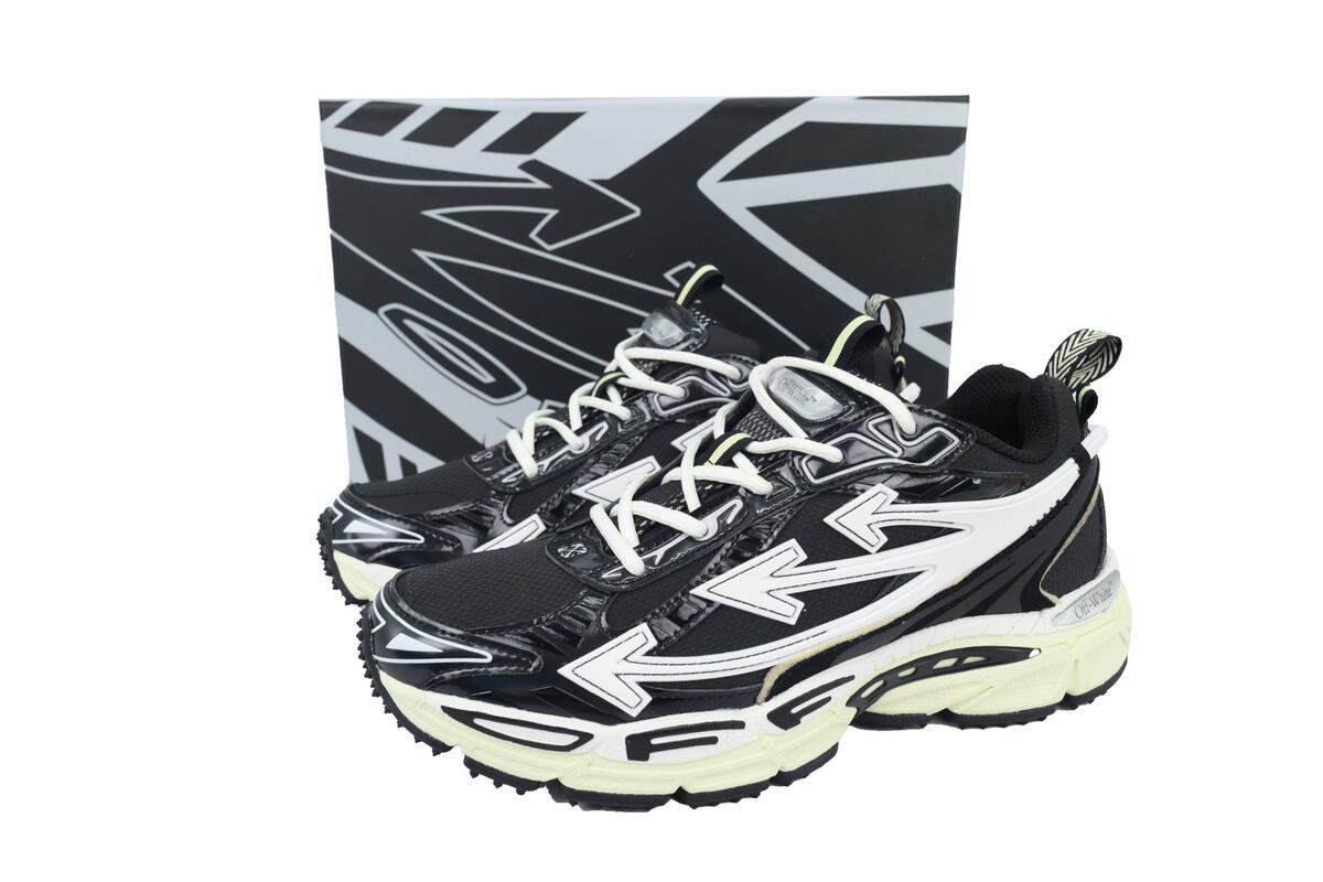 Off White Be Right Back Sneakers Grass Green Black OMIA295C99 FAB002 1014