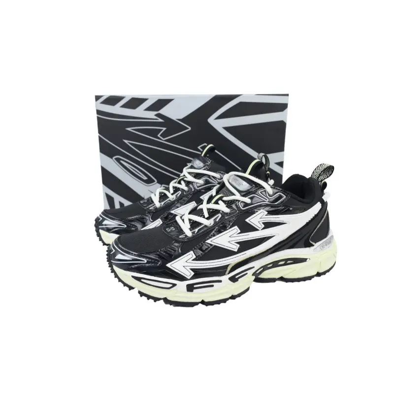 Off White Be Right Back Sneakers Grass Green Black OMIA295C99 FAB002 1014