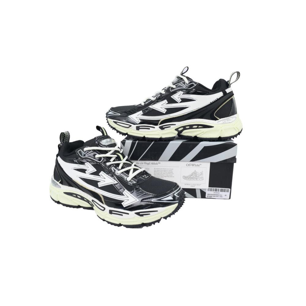 Off White Be Right Back Sneakers Grass Green Black OMIA295C99 FAB002 1014