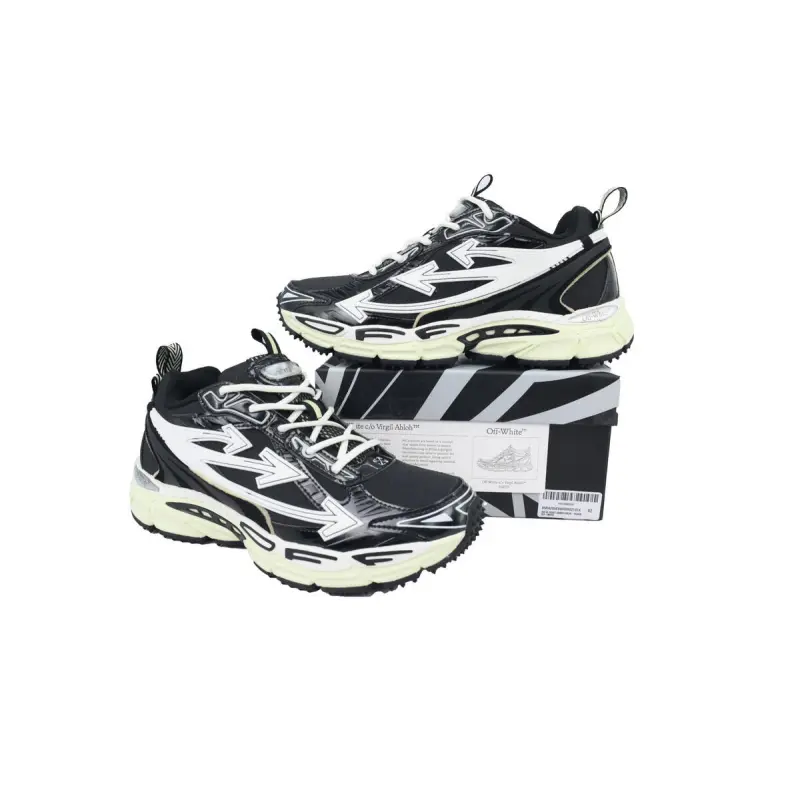 Off White Be Right Back Sneakers Grass Green Black OMIA295C99 FAB002 1014