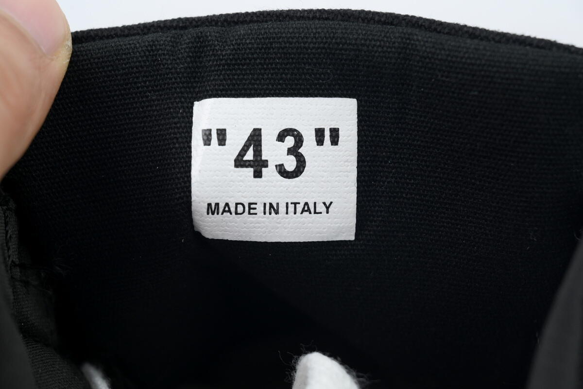 PK God Batch  Off-White Vulc Low Top 'Black' OMIA085E183510011000