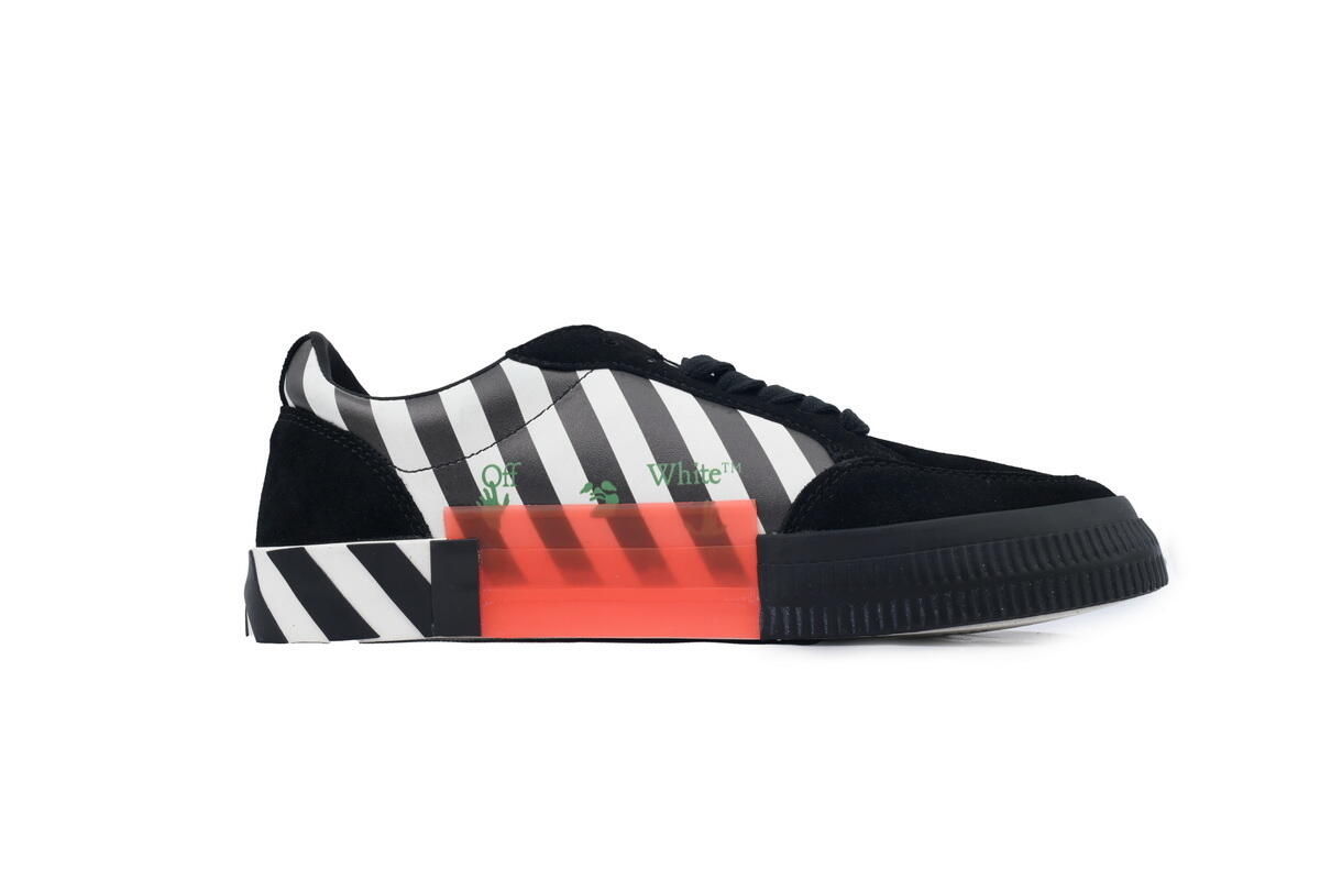 PK God Batch Off-White Vulc Low 'Black White' OMIA085R20C210180129