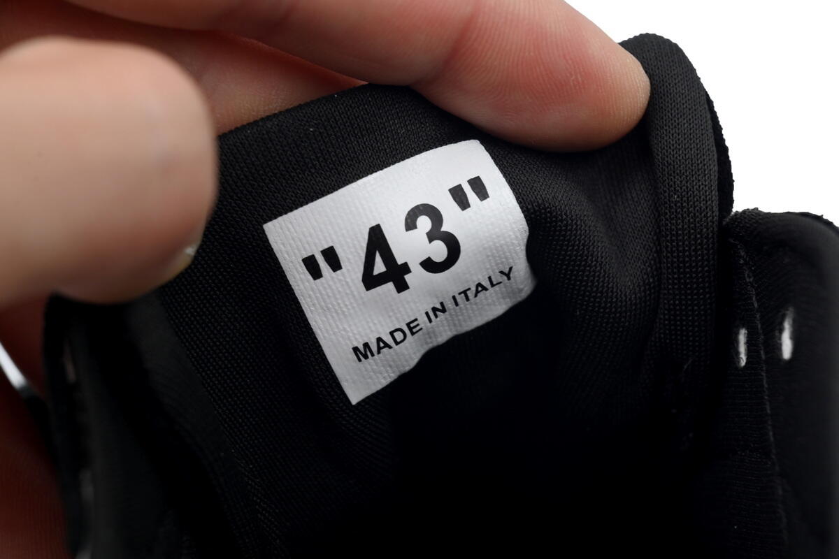 PK God Batch Off-White Vulc Low 'Black White' OMIA085R20C210180129