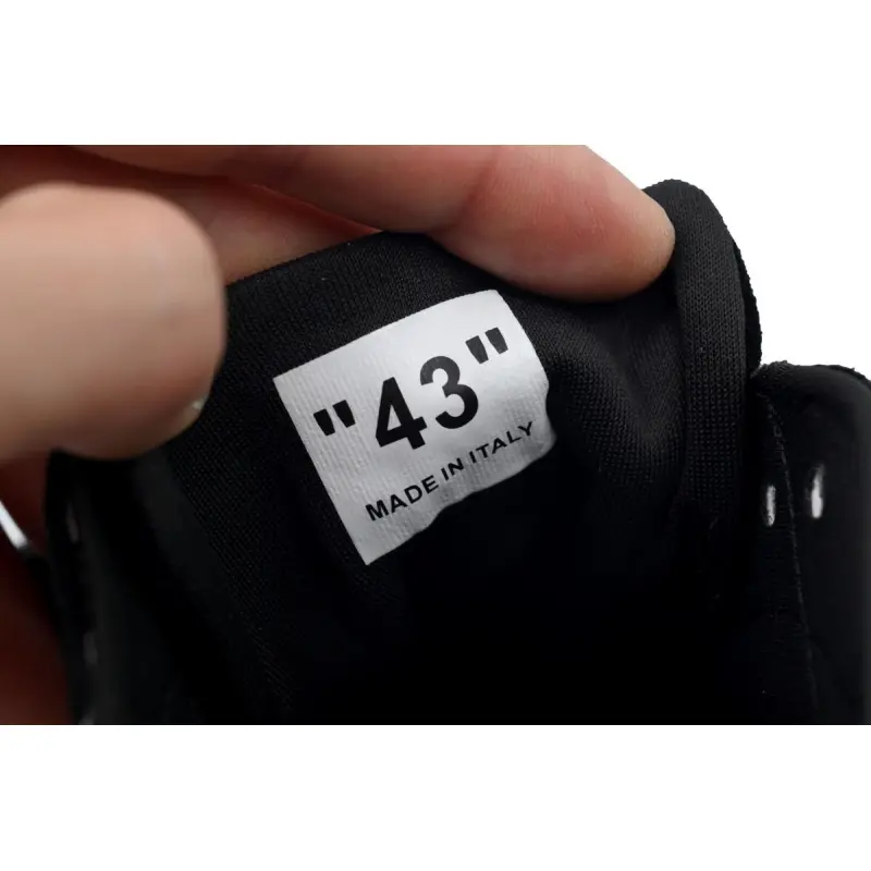 PK God Batch Off-White Vulc Low 'Black White' OMIA085R20C210180129