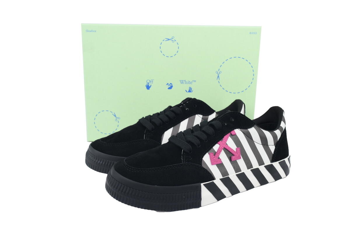 PK God Batch Off-White Vulc Low 'Black White' OMIA085R20C210180129