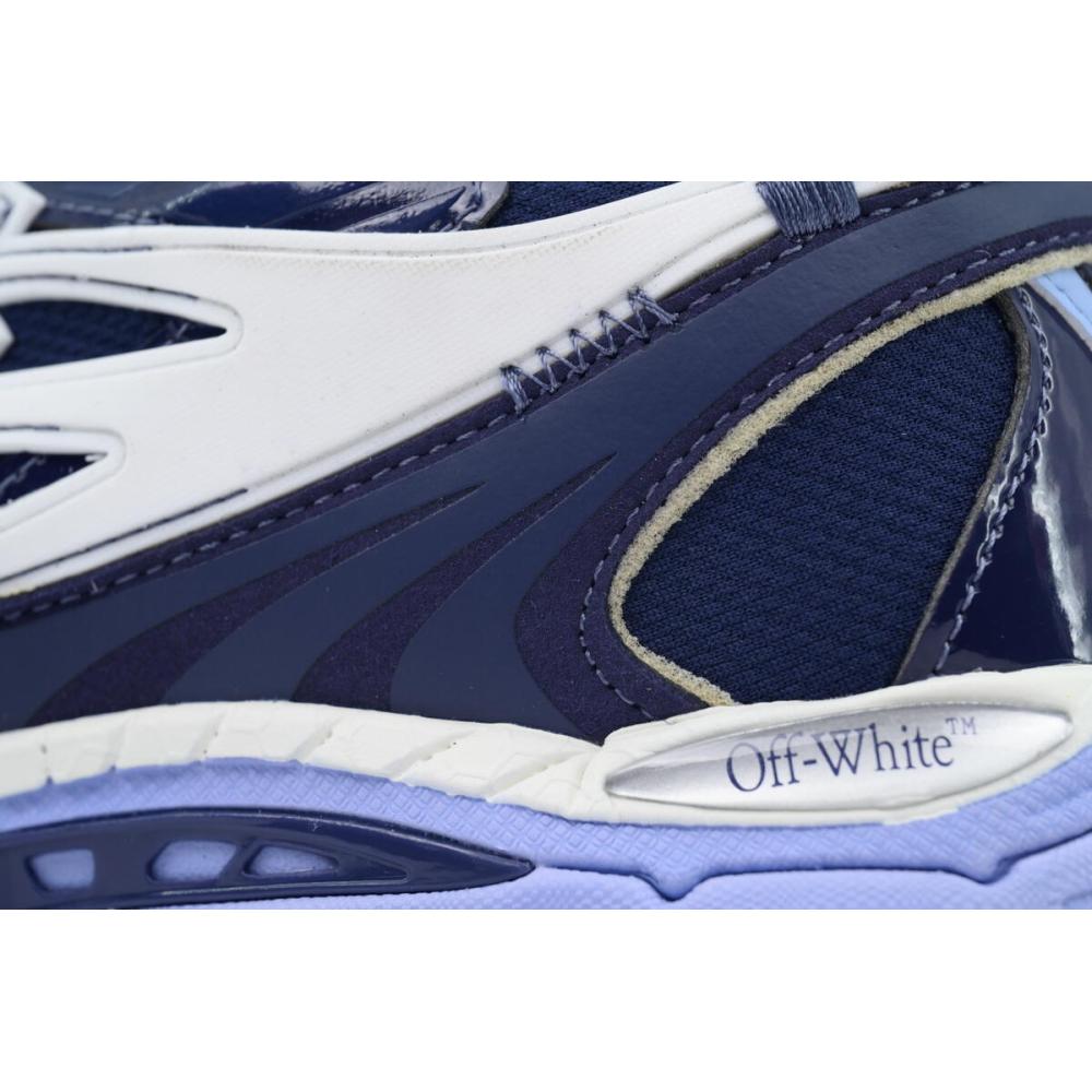 Off White Be Right Back Sneakers Navy Blue OIIA295C99 FAB00 24642