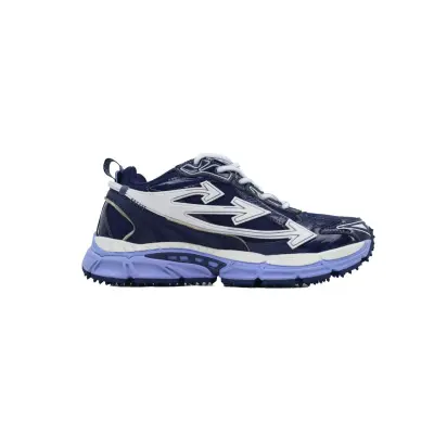 Off White Be Right Back Sneakers Navy Blue OIIA295C99 FAB00 24642 02