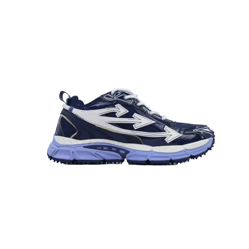 Off White Be Right Back Sneakers Navy Blue OIIA295C99 FAB00 24642