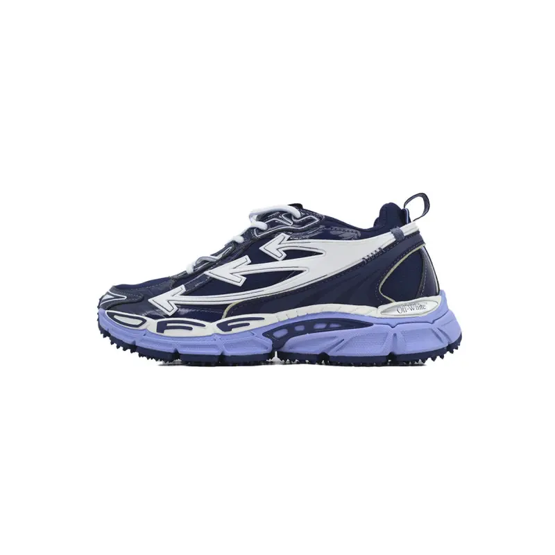 Off White Be Right Back Sneakers Navy Blue OIIA295C99 FAB00 24642