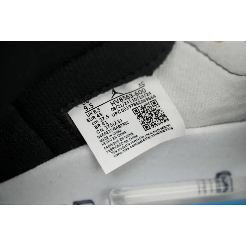 PK God Batch Air Jordan 1 Retro High x Union LA 2025 ‘Chicago/Shadow’ White Red Gray HV8563-600