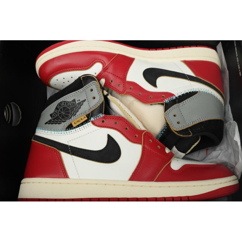 PK God Batch Air Jordan 1 Retro High x Union LA 2025 ‘Chicago/Shadow’ White Red Gray HV8563-600