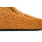  Marni Long-hair Calfskin Fussbett Sabot Earthy Yellow