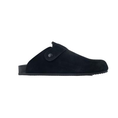 Balenciaga Men's Sunday Mule in Suede Black 02