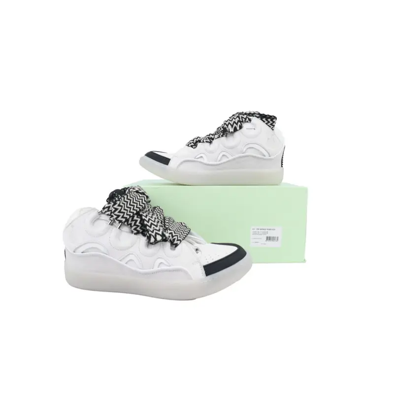 Lanvin Curb Sneakers Grey White Black