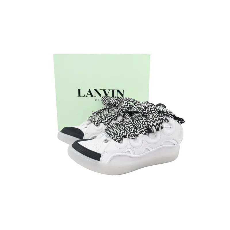 Lanvin Curb Sneakers Grey White Black