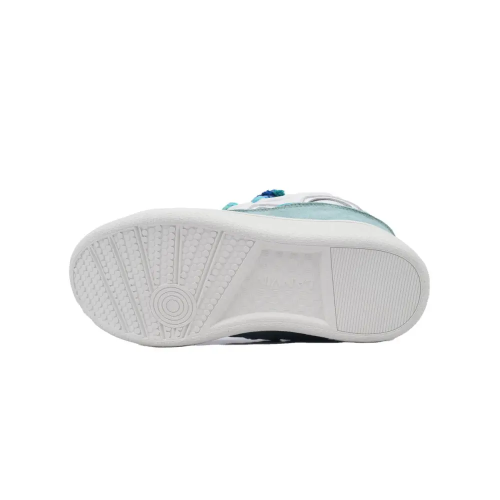 Lanvin Curb Sneakers White Blue FW SKDK02 DRAG H220040