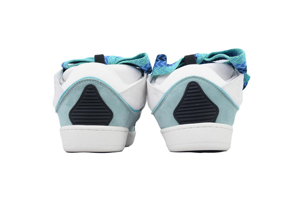 Lanvin Curb Sneakers White Blue FW SKDK02 DRAG H220040