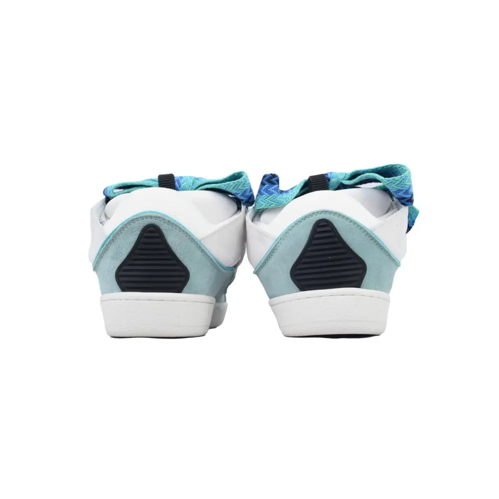 Lanvin Curb Sneakers White Blue FW SKDK02 DRAG H220040
