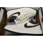 LJR Batch Air Jordan 1 Low Premium 'Ivory Baroque Brown' IB8058-110