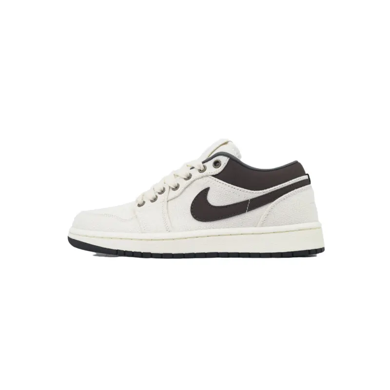 LJR Batch Air Jordan 1 Low Premium 'Ivory Baroque Brown' IB8058-110